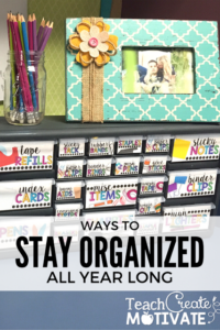 Stay organized all year with this adorable teacher toolbox! Editable labels for all of your needs!