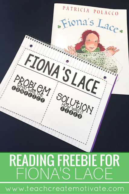 Free reading flapbook to accompany Fiona's Lace! 