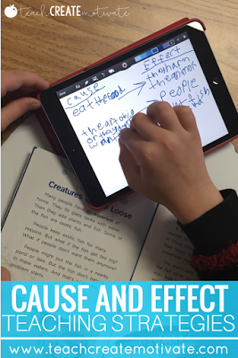 Tips and Tricks for teaching cause and effect during guided reading!
