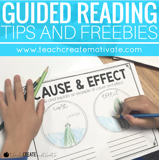 Tips and Tricks for teaching cause and effect during guided reading!
