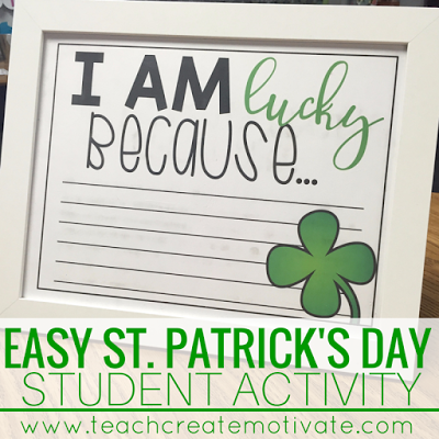 FREE St. Patrick's Day student activity! 