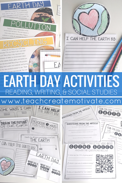 These are great activities to engage your students while learning all about Earth Day! 