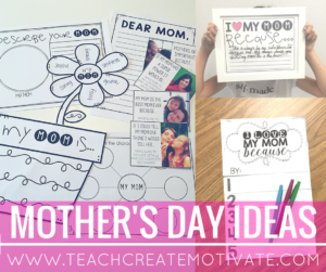 Mother's day projects for shop 3rd graders