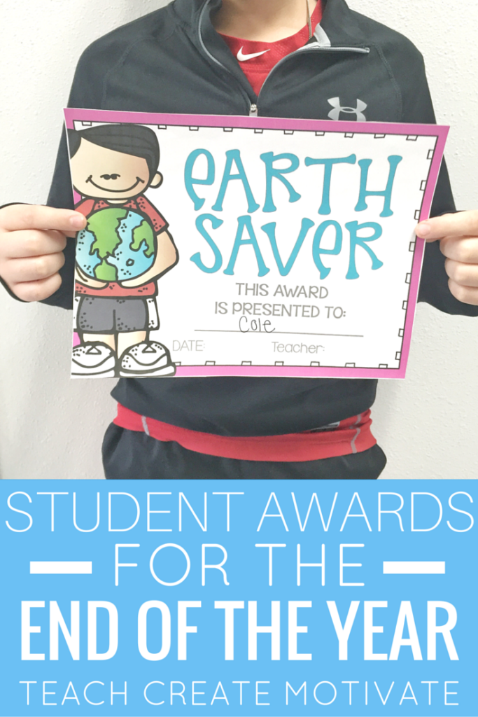 Make the end of the year fun with these cute and colorful student awards!