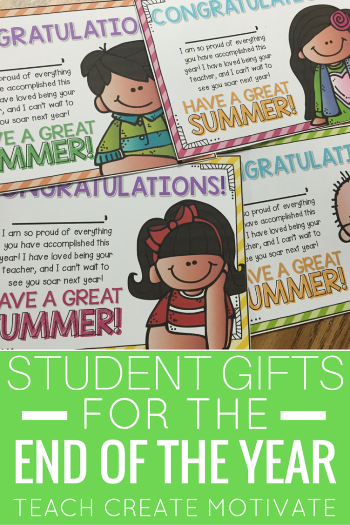 Make the end of the year fun with these personalized student postcards!