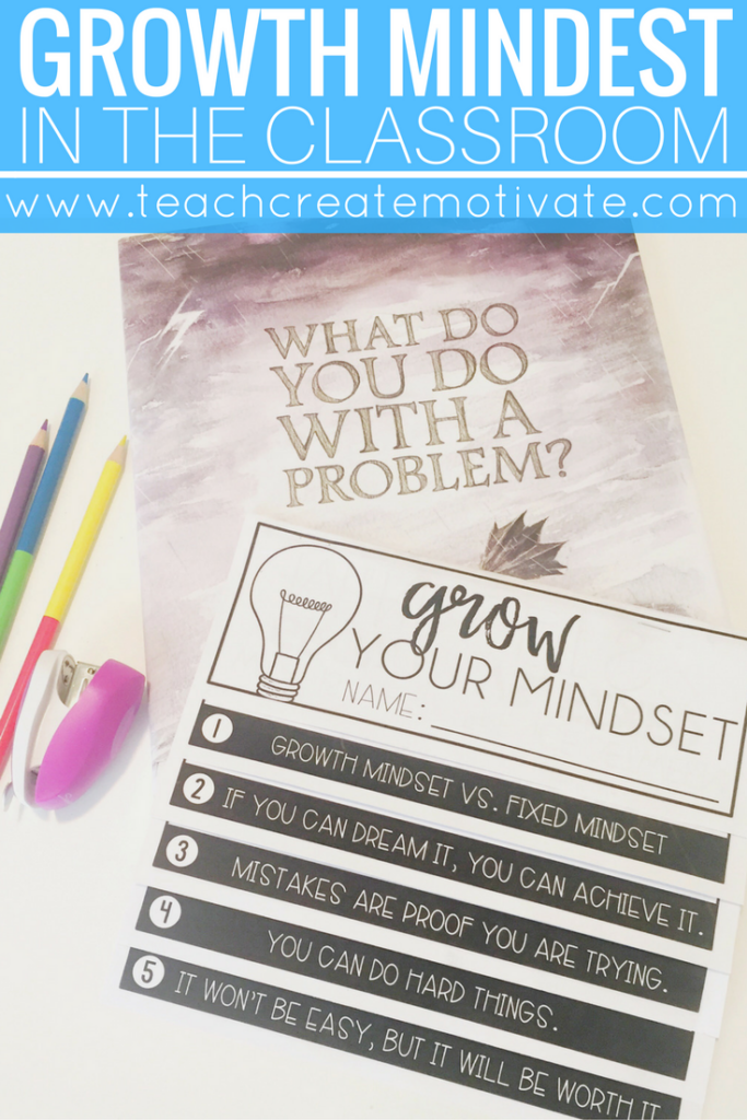 Teaching growth mindset is so important! This post has ideas and freebies to help!