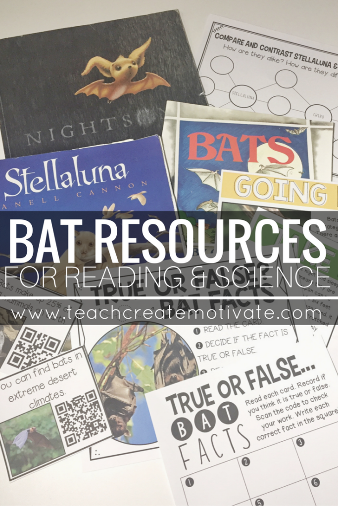 Reading and Science resources to teach your students all about bats! Engage them non-fiction while reinforcing reading skills.