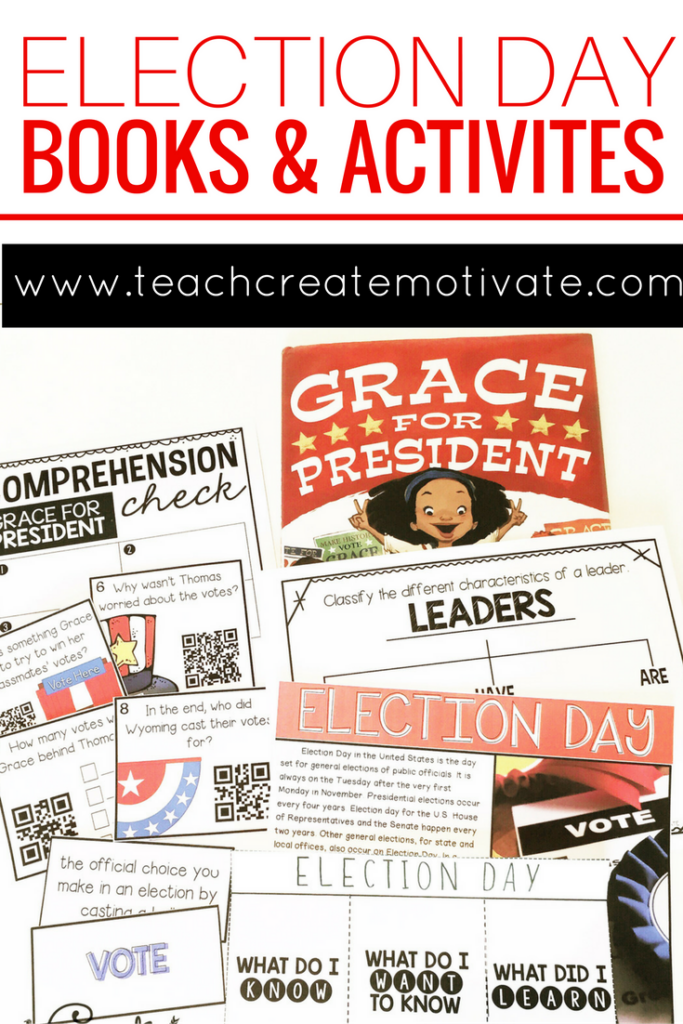 Perfect Read alouds and activities for teaching the Presidental Election to students 2