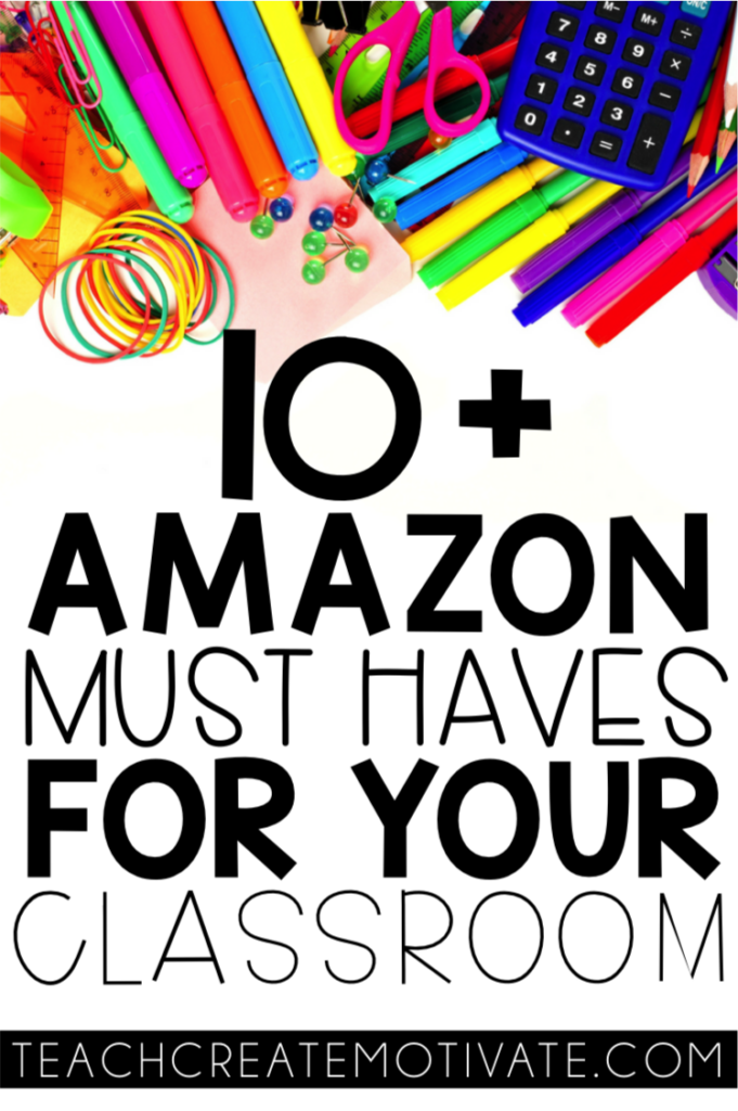 10 Amazon must haves for your classroom! Save time and your sanity by grabbing a few of these today!