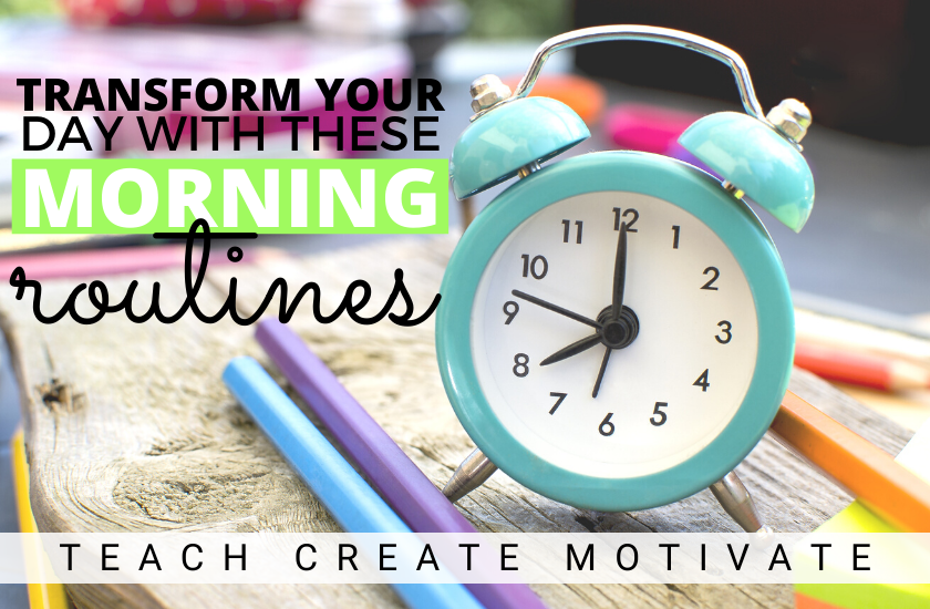 Picture of an alarm clock | Transform your day with these morning routines