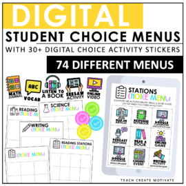 assignment menu template