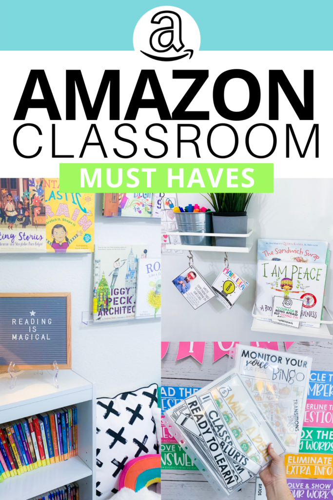 Here's my most recent list of Amazon must-haves for every elementary classroom! This list includes ideas, tips, and hacks for using Amazon products that will help get you organized and save time. Whether you're a kinderga