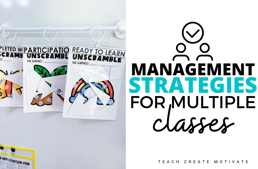 Classroom management strategies for multiple classes