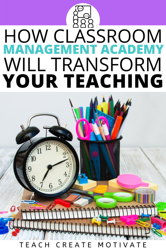 Classroom Management Academy enrollment is open from July 5th-14th! This self-paced course will give you the tools to develop a classroom that is student-led and will change the way you think about classroom management. Enroll today for student engagement tips, classroom management strategies, and exclusive bonuses!