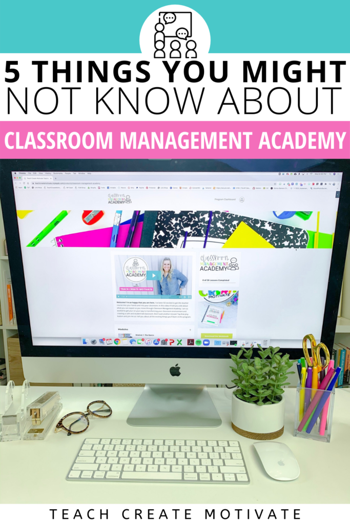Classroom Management Academy only comes around once a year! If you are looking to revamp your classroom management, increase student engagement and work on your time management, CMA is for you! Classroom Management Academy is great for 1st, 2nd, 3rd, 4th, and 5th. It can definitely be applied to 6th-8th grade too! Doors close on July 14, 2021, until next year! Exclusive bonuses and a 10-hour professional development (PD) certificate that you can give your admin for continuing education hours! Classroom Management Academy only comes around once a year! If you are looking to revamp your classroom management, increase student engagement and work on your time management, CMA is for you! Classroom Management Academy is great for 1st, 2nd, 3rd, 4th, and 5th. It can definitely be applied to 6th-8th grade too! Doors close on July 14, 2021, until next year! Exclusive bonuses and a 10-hour professional development (PD) certificate that you can give your admin for continuing education hours!