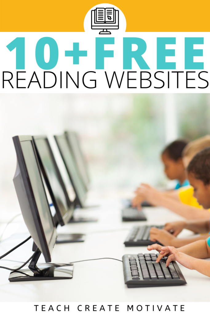 FREE reading websites to use in your elementary classroom! These reading websites are perfect for small groups, centers, stations, or independent reading. Educators can create a free account and assign books and articles to students. Some of these sites are great for analyzing text, vocabulary exposure, and comprehension skills. Great for nonfiction, fiction, reading level, main idea, inferencing, context clues, vocabulary, analyzing text, test prep..(Kindergarten, 1st, 2nd, 3rd, 4th, 5th grade)