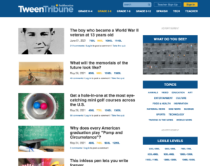 Smithsonian Tween Tribune Screenshot