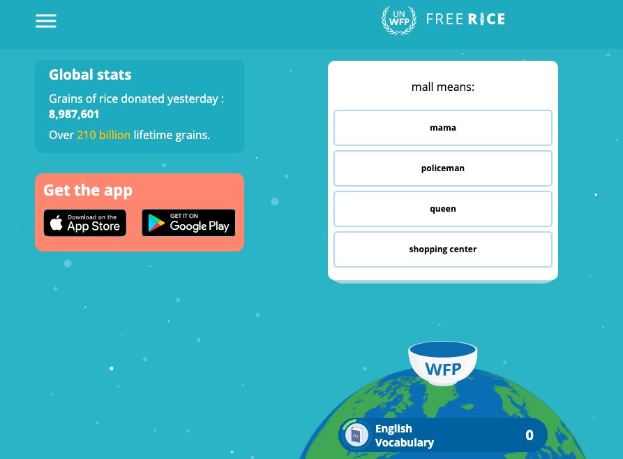 Free Rice Screenshot