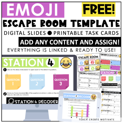 Templates gratuitos de escape room