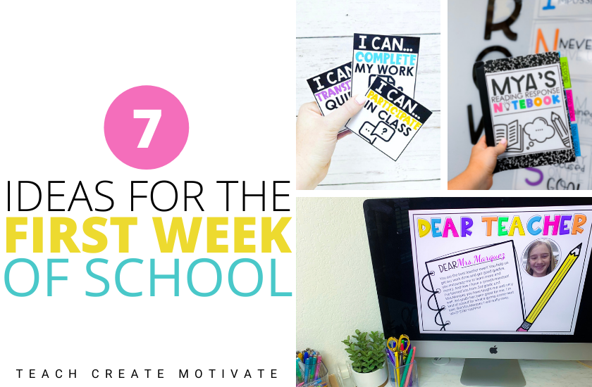7 Ideas for the First Week of School