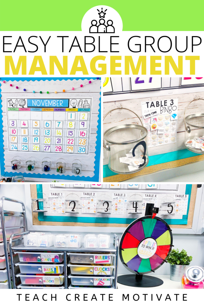 Easy Table Group Management-A classroom management strategy for table groups. Table points or table sparklers promote student collaboration and build classroom community. Use when groups are on task, maintaining appropriate voice level, have eyes on the speaker, or other positive behavior in the classroom! Table Bingo is also an option with the same expectations. (First grade, second grade, third grade, fourth grade, fifth grade, or middle school! (Kindergarten, 1st, 2nd, 3rd, 4th, 5th grade)