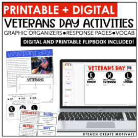 veterans day presentation ideas for elementary students