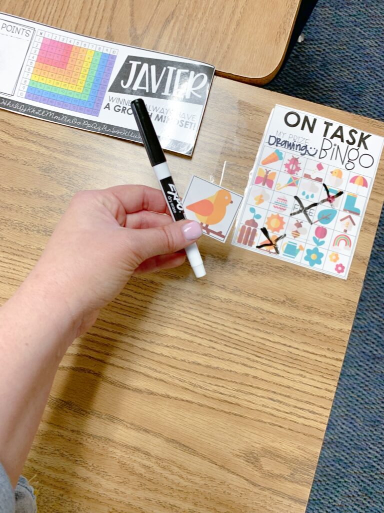 individual classroom management spring bingo