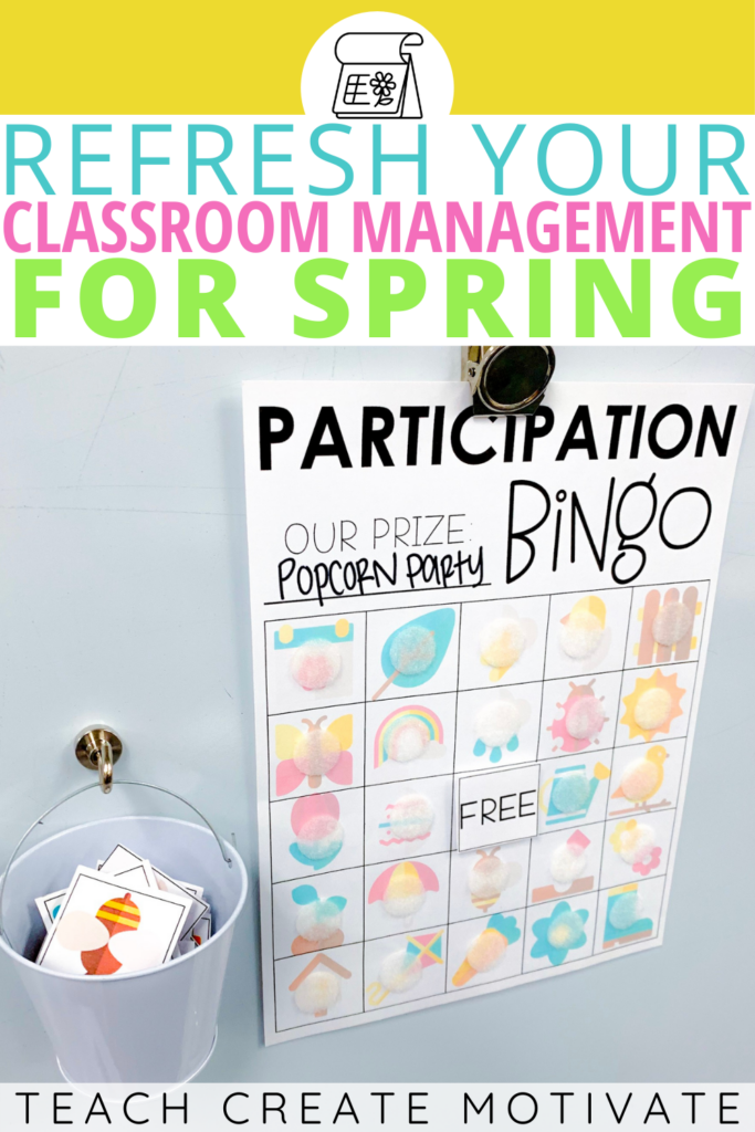 Are you looking for a fun way to change up your classroom management? Something that will help target multiple classroom expectations but still be engaging and create buy-in?! Spring Classroom BINGO is an interactive way to help your students work together to show completed work, on-task behavior, transitions, and MORE. Are you looking for a fun way to change up your classroom management? Something that will help target multiple classroom expectations but still be engaging and create buy-in?! Spring Classroom BINGO is an interactive way to help your students work together to show completed work, on-task behavior, transitions, and MORE.