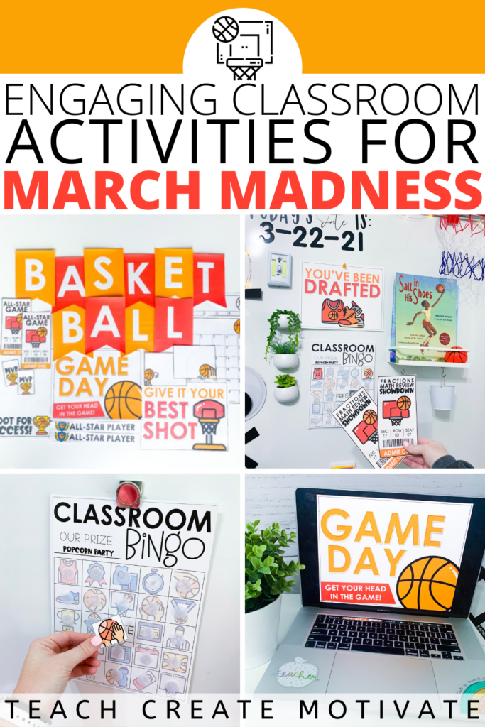 March Madness doesn't just have to be for basketball fans! It is the perfect excuse to bring engagement into your day, week, or even the entire month! You can really bring all of the aspects of your day into this theme-lessons, classroom management, engagement, and real-life connections. This will surely be a slam dunk! Add any content to all of the basketball-themed editable files. Use for test review, content review, math, reading, and more! (2nd grade, 3rd grade, 4th grade, 5th grade)