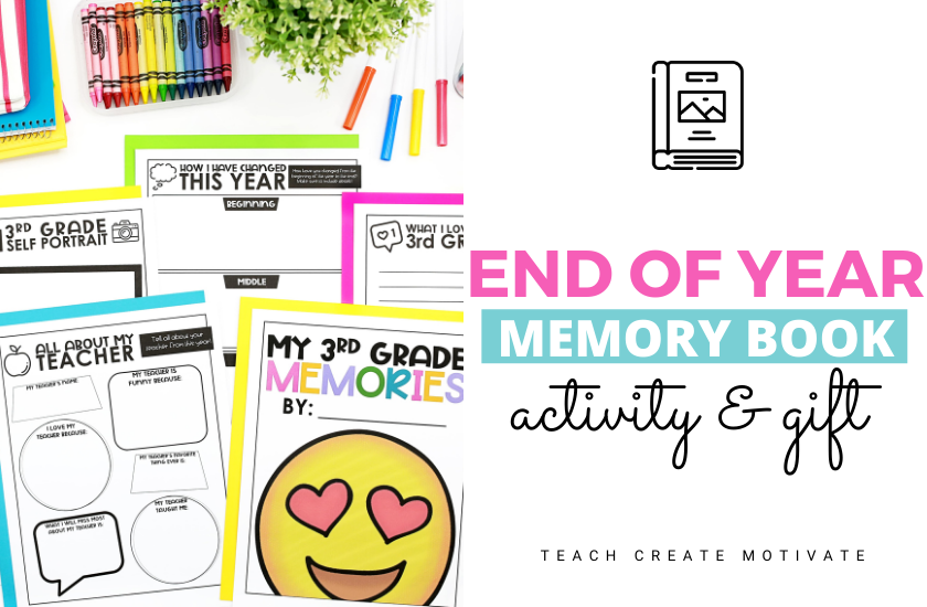 End of Year Memory Book Digital Activity
