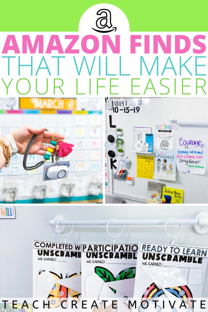 It's no secret... I LOVE AMAZON! While setting up your classroom for the year, consider some of these Amazon finds to make your life easier! These items will help keep you organized and make things run smoothly throughout the year. (elementary, teacher organization, 1st grade, 2nd grade, 3rd grade, 4th grade, 5th grade, Amazon Prime Day, classroom organization, classroom set up, classroom ideas, middle school) It's no secret... I LOVE AMAZON! While setting up your classroom for the year, consider some of these Amazon finds to make your life easier! These items will help keep you organized and make things run smoothly throughout the year. (elementary, teacher organization, 1st grade, 2nd grade, 3rd grade, 4th grade, 5th grade, Amazon Prime Day, classroom organization, classroom set up, classroom ideas, middle school)