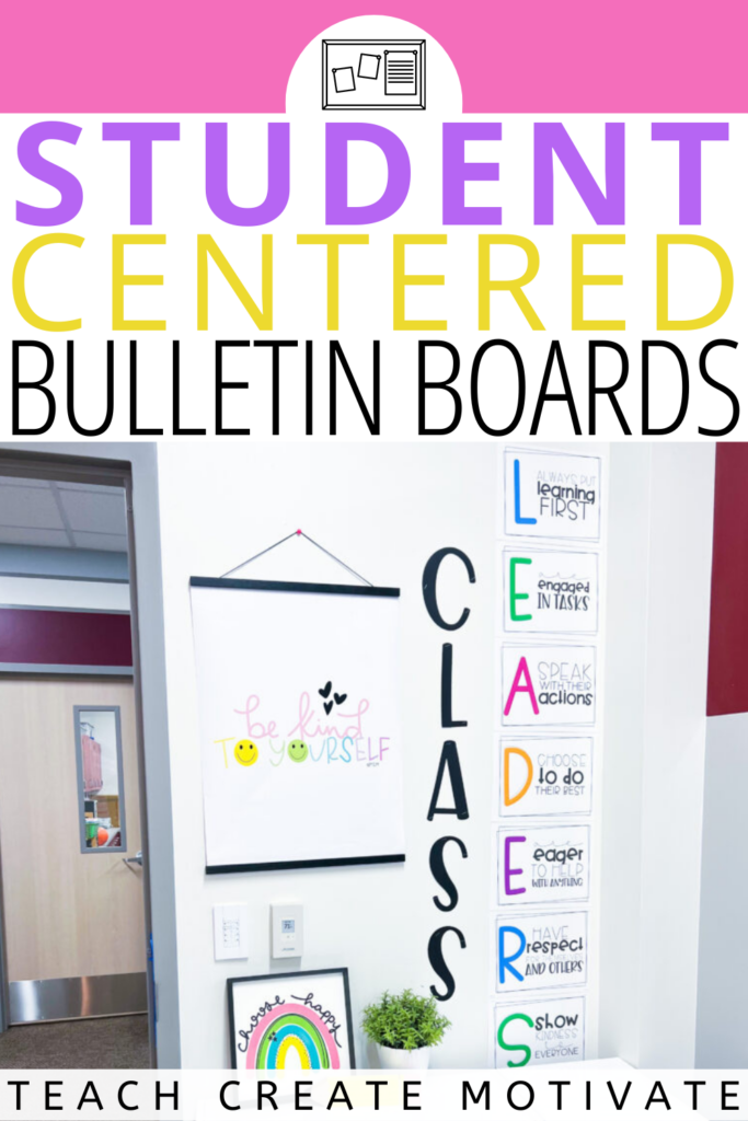 Do you use your classroom walls effectively?! A simple bulletin board can make a significant impact in the classroom. Bulletin boards are an effective way to expose students to essential skills, strategies, and concepts. That's why having student-centered bulletin boards is a must! Read for bulletin board setup tips, how to incorporate bulletin board messages into morning meetings, and more! (elementary, 1st grade, 2nd grade, 3rd grade, 4th grade, 5th grade, classroom decor, hallway decor)