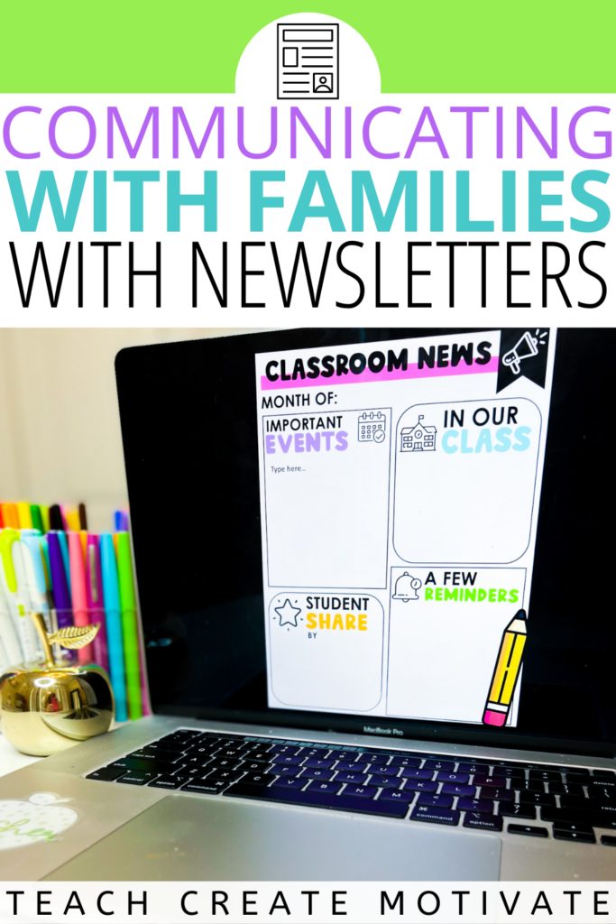 One way to encourage parental involvement is by sending newsletters. Newsletters are an easy way to engage students' families because they keep them in the loop. You can quickly update them on the week or month ahead! If you're sending a weekly newsletter, typing it up, printing it, and getting it in students' folders can be quite the task on top of everything else you have to do. That's why sending newsletters digitally is my go-to! Visit the post to read more!