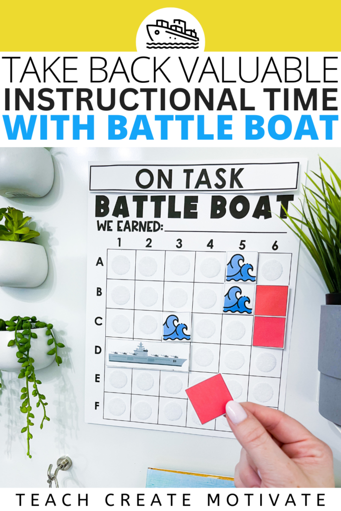 This fun and engaging classroom management game makes it easy to take back instructional time from unwanted behaviors. Battle Boat is a spin on a popular board game and makes working towards expectations in the classroom fun!