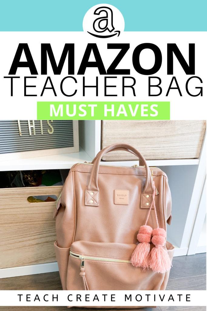 Teacher tips for organizing a cute and functional teacher bag. Make back to school easy, stress free and stylish! 