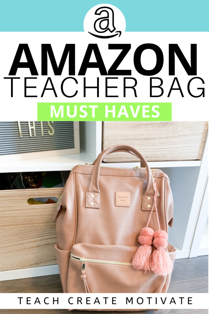 Teacher tips for organizing a cute and functional teacher bag. Make back to school easy, stress free and stylish!