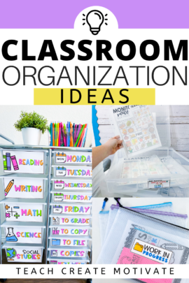 Cute and funcational classroom organization ideas that will make your classroom standout!
