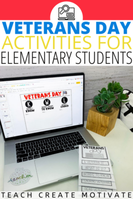 Let your students discover the depth of Veterans Day in a student friendly way. The activities and resources provided are perfect for students and teachers. The materials are easy to prepare and have great impact.
