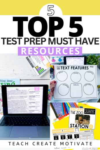Five engaging activities to use for test prep that can make learning enjoyable for your students while still effectively covering the necessary material.