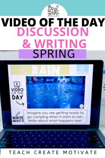 The Video of the Day - Spring Writing Prompts and Discussion Starters are easy to use with little to no prep work. These videos can be used in the writing block all throughout spring!