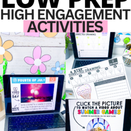 EASY LOW PREP & HIGH ENGAGEMENT ACTIVITIES