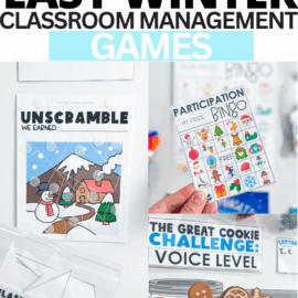 EASY WINTER CLASSROOM MANAGEMENT GAMES
