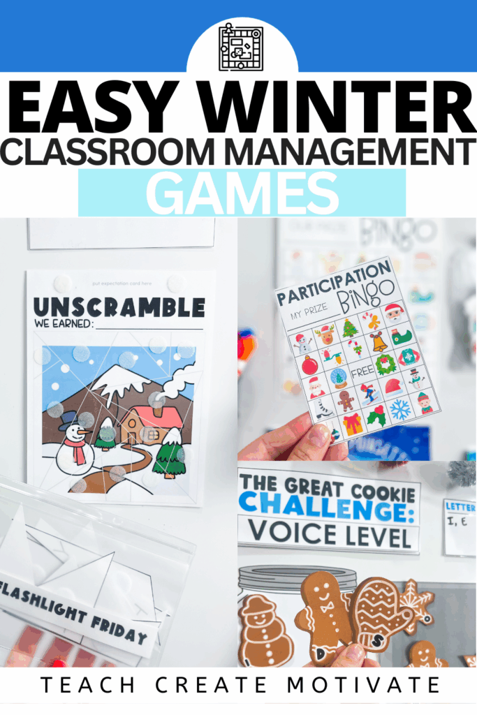 Easy classroom management games that will support your classroom all winter long!