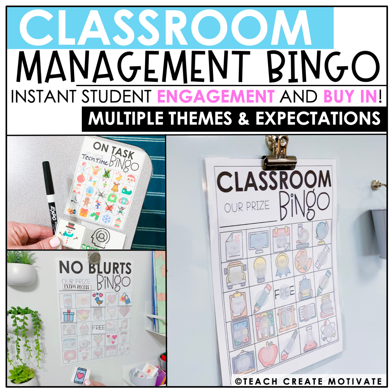 riem tobben Persoonlijk Classroom Management Behavior - Bingo - Plan - Game - Digital - Teach  Create Motivate