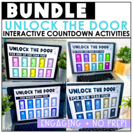 Countdown Activities Bundle – Winter and Summer Break